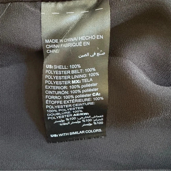 White House Black market Zebra Dress Spaghetti Straps Ruffle high-low Cowl 2 - Picture 14 of 15